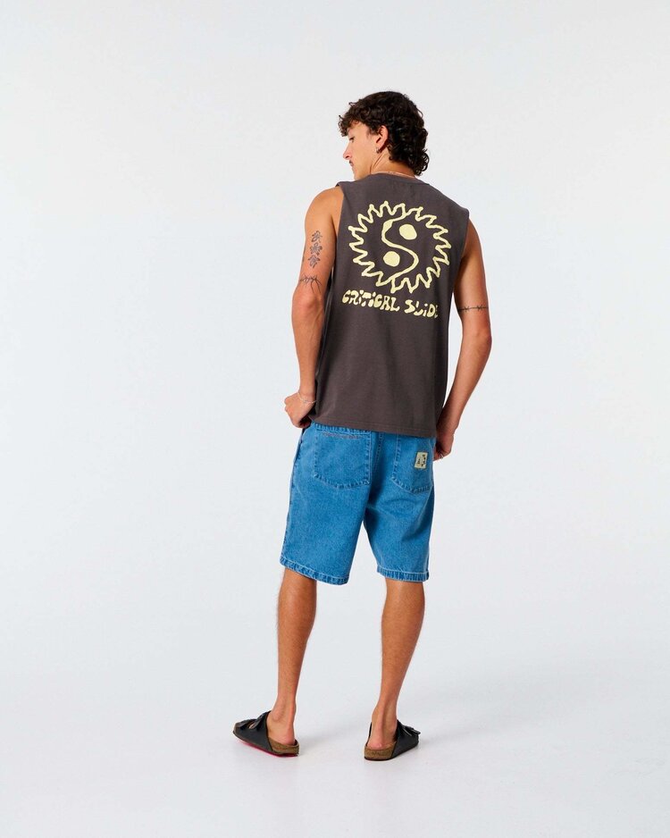 Critical Slide Society Critical Slide Yin Yang Muscle Tee (Mens) | Phantom
