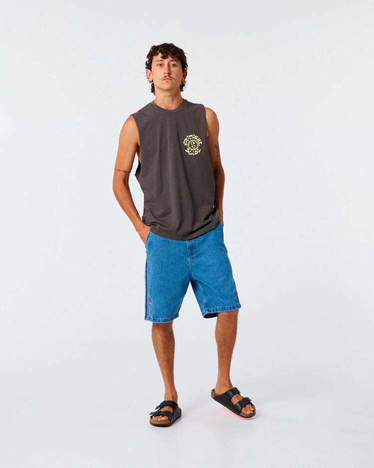 Critical Slide Society Critical Slide Yin Yang Muscle Tee (Mens) | Phantom