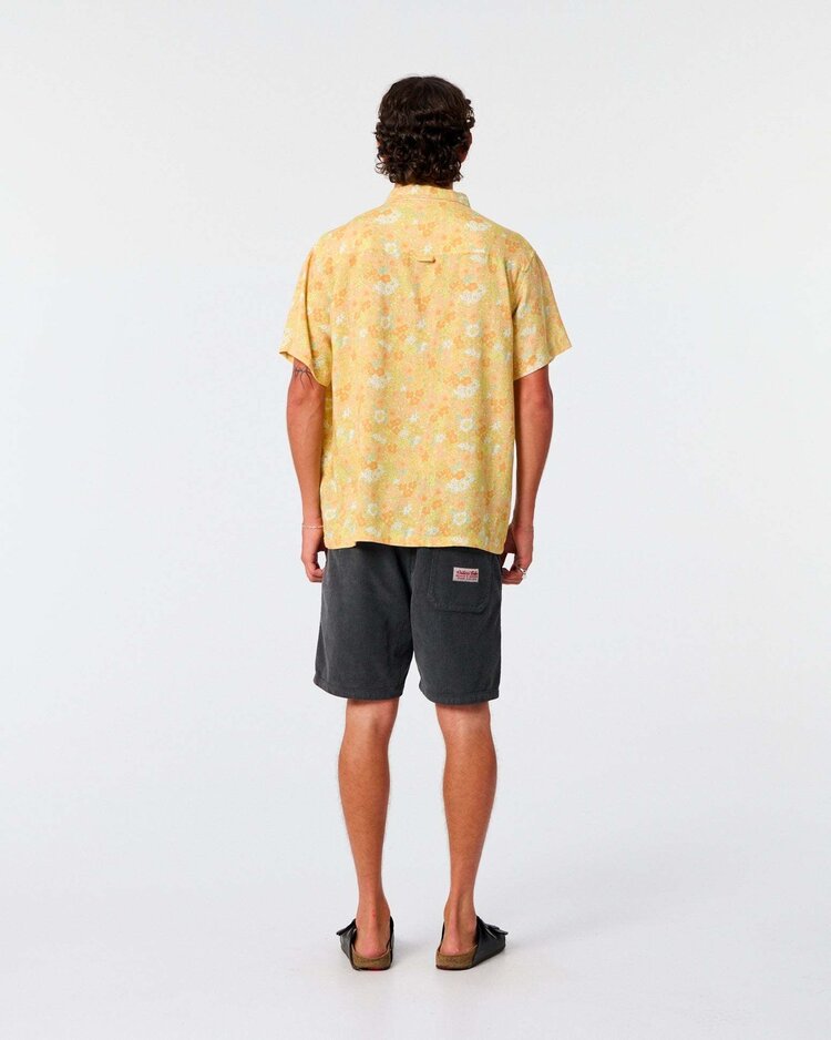 Critical Slide Society Critical Slide Hazed Floral Ss Shirt (Mens) | Sunflower