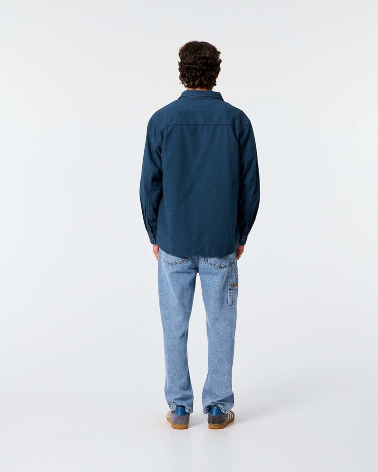 Critical Slide Society Critical Slide Sun Cured Overshirt (Mens) | Worker Blue