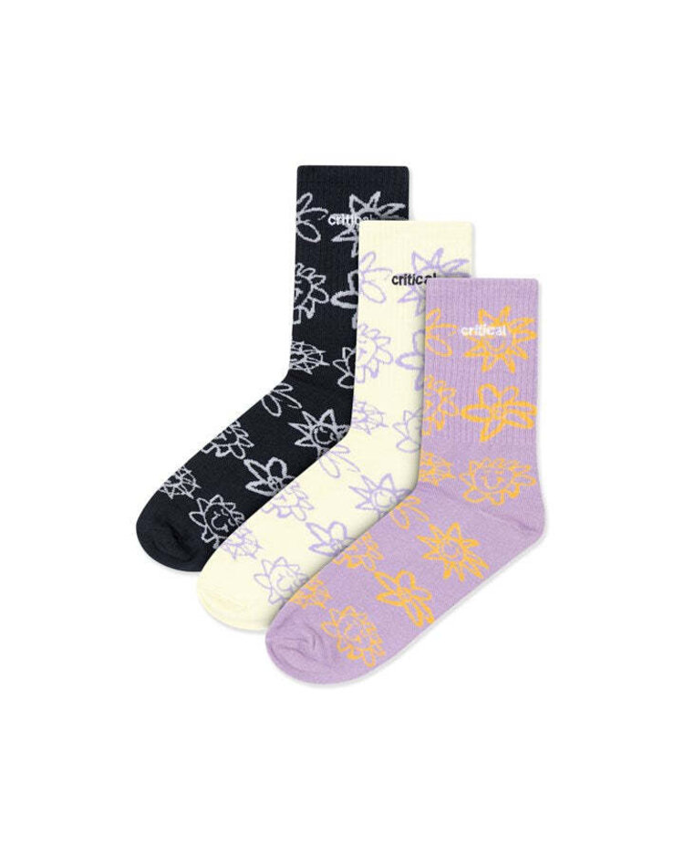 Critical Slide Society Critical Slide Mojo Socks-3Pk (Mens) | Multi Colour