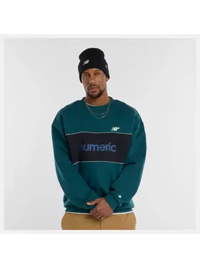 New Balance New Balance Team Crew (Mens) | Medusa Green