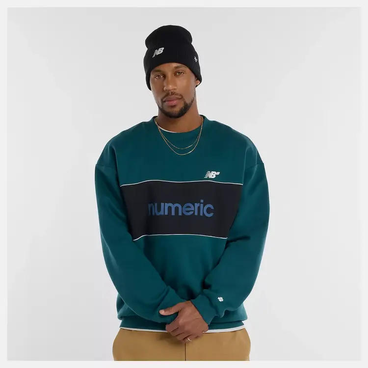New Balance New Balance Team Crew (Mens) | Medusa Green