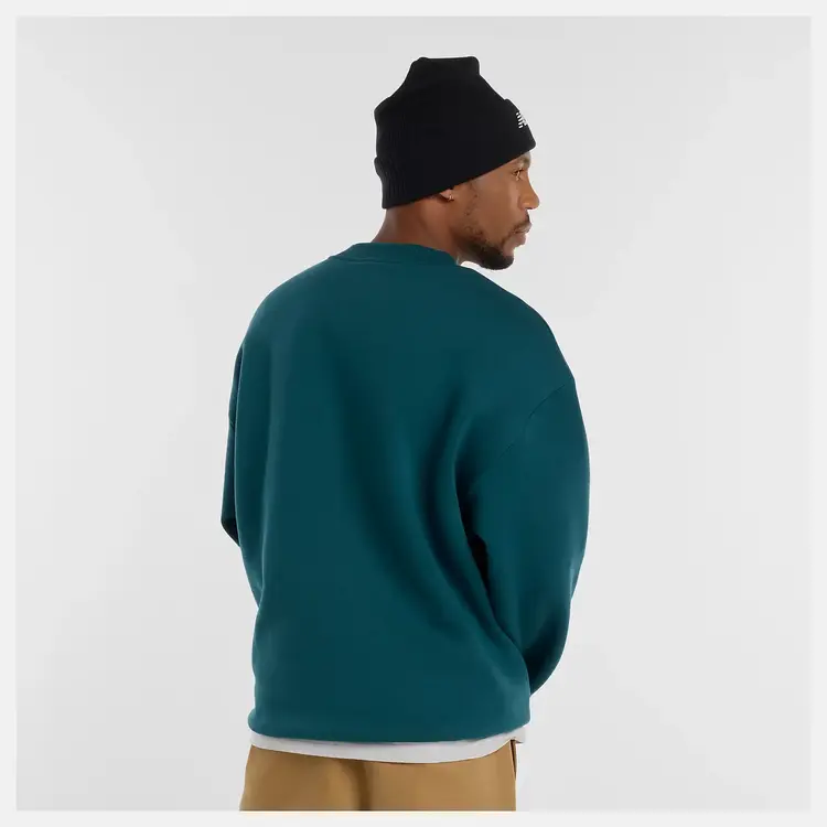 New Balance New Balance Team Crew (Mens) | Medusa Green
