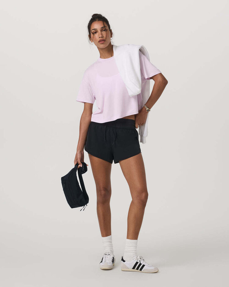 Vuori Vuori Energy Tee (Womens) | Lilac Breeze Heather
