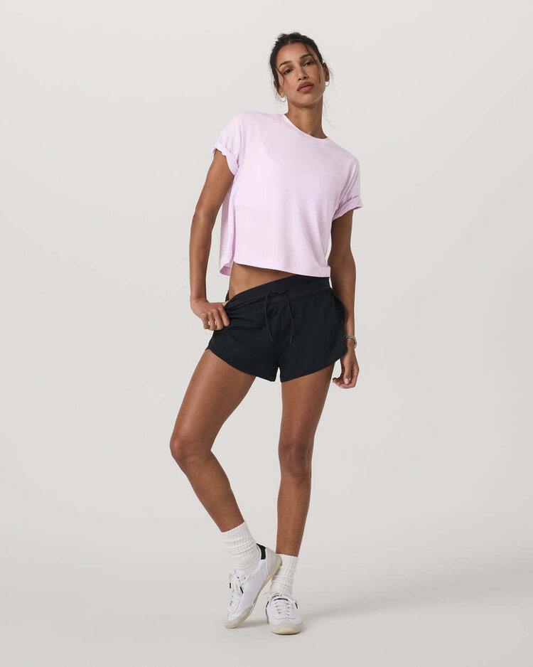 Vuori Vuori Energy Tee (Womens) | Lilac Breeze Heather