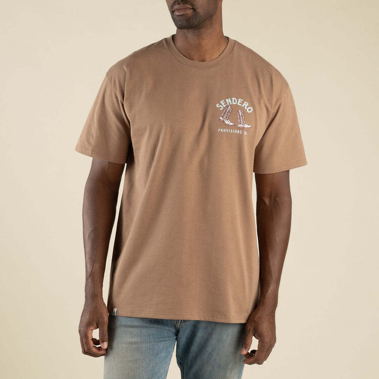 Sendero Sendero High Stepper Vintage T-Shirt (Mens) | Light Brown