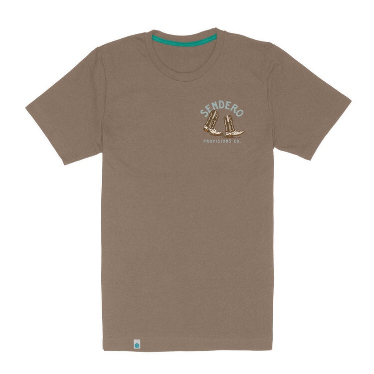 Sendero Sendero High Stepper Vintage T-Shirt (Mens) | Light Brown