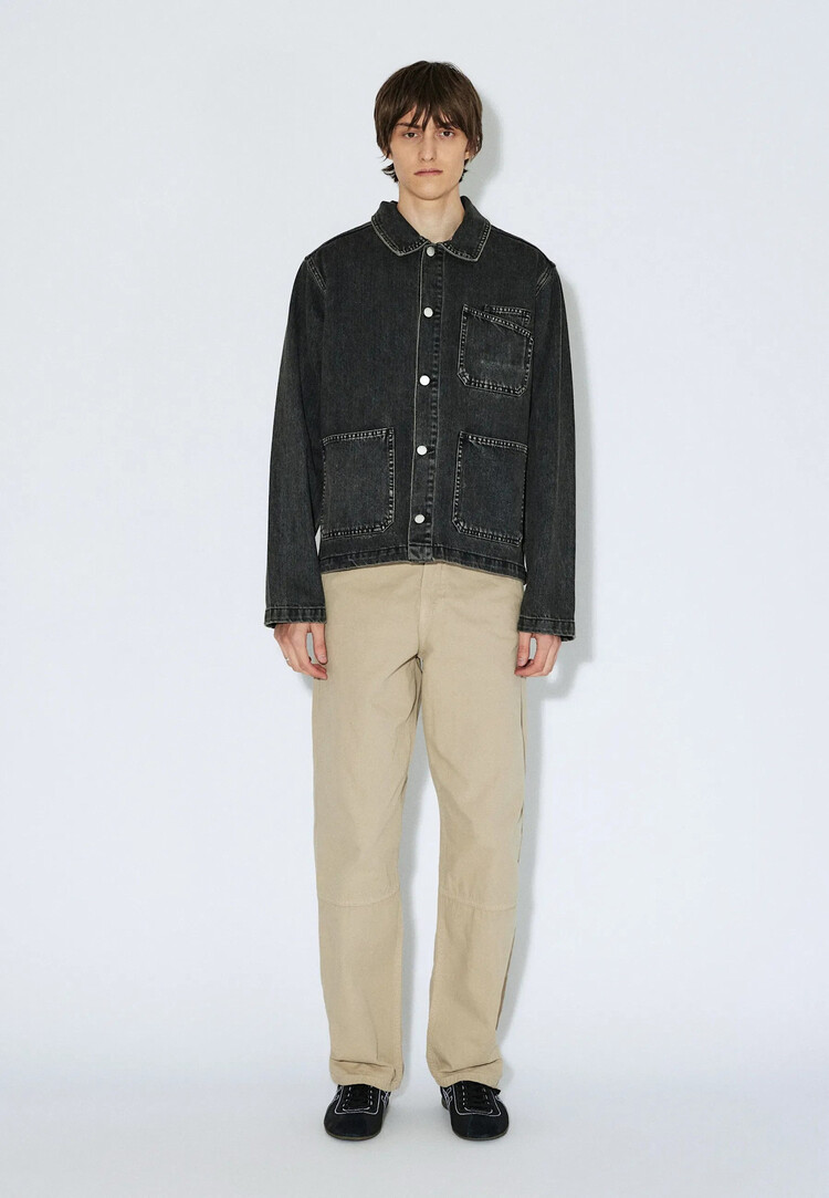 Dr Denim Dr. Denim Evon Worker Jacket (Unisex) | Aged Black