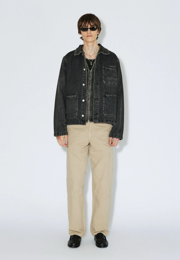 Dr Denim Dr. Denim Evon Worker Jacket (Unisex) | Aged Black