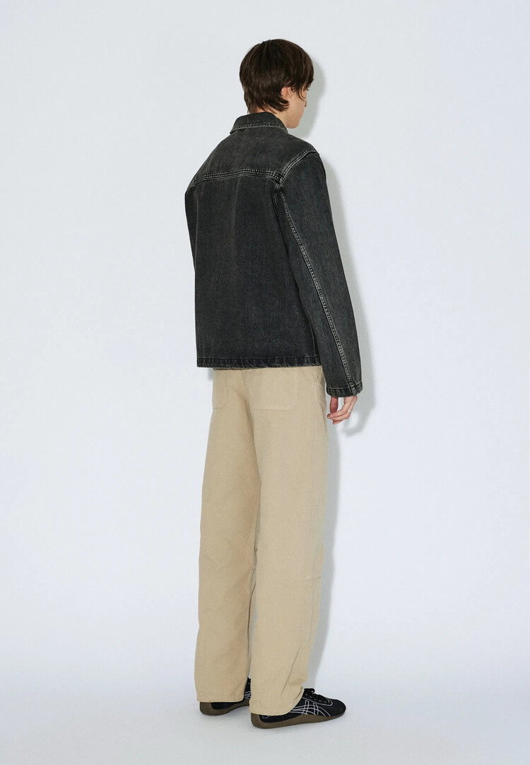 Dr Denim Dr. Denim Evon Worker Jacket (Unisex) | Aged Black