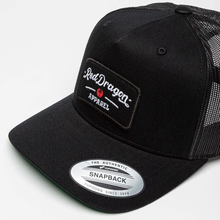 Red Dragon Supply Rds Snapback Arch | Black/Black