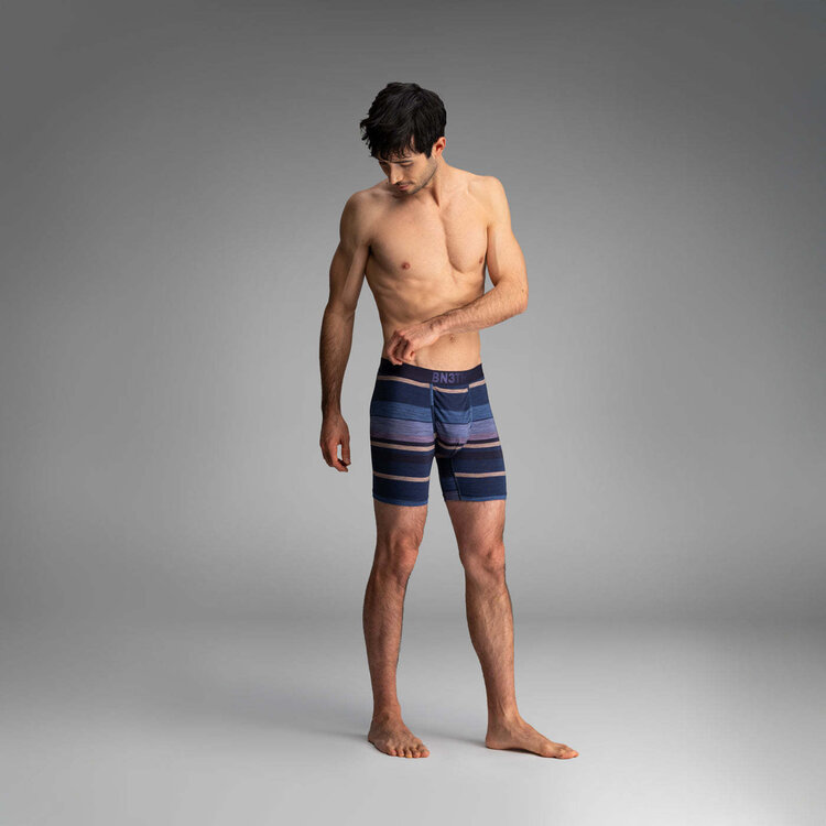 BN3TH Bn3Th Classic Icon Boxer Brief Print | Thick Stripe-Navy