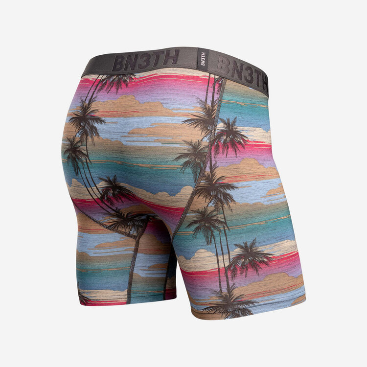 BN3TH Bn3Th Classic Icon Boxer Brief Print | Palm Tree Horizon-Heather