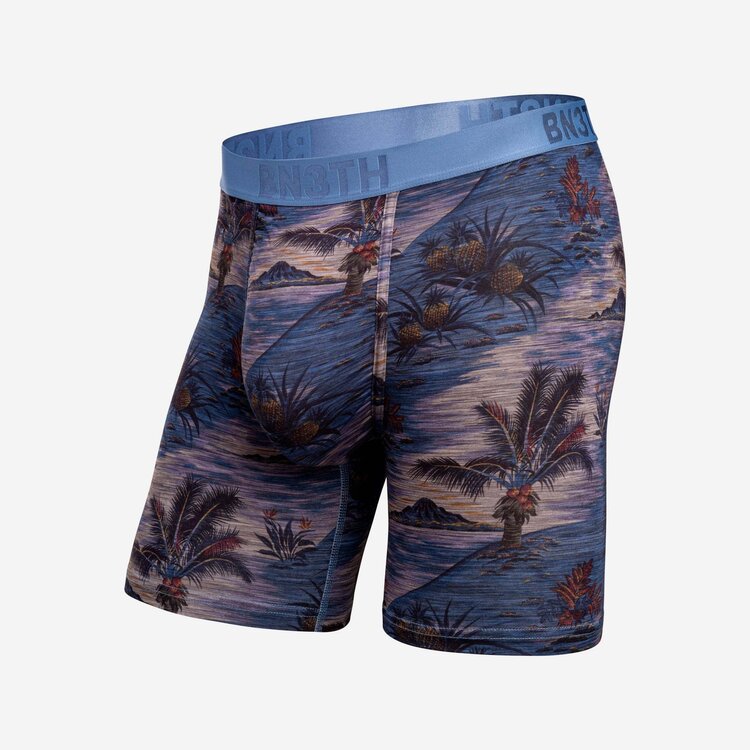 BN3TH Bn3Th Classic Icon Boxer Brief Print | Vintage Tropics-Heather Fog