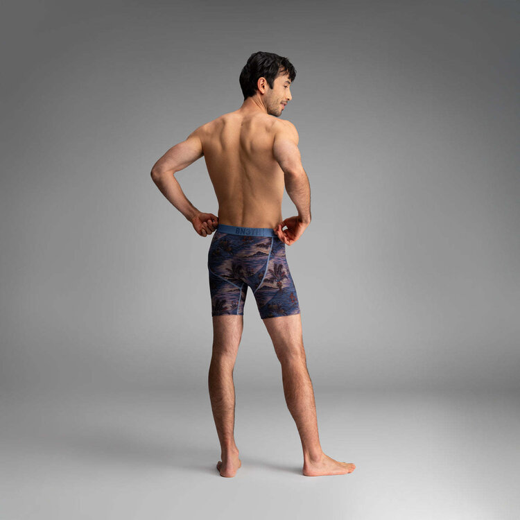 BN3TH Bn3Th Classic Icon Boxer Brief Print | Vintage Tropics-Heather Fog