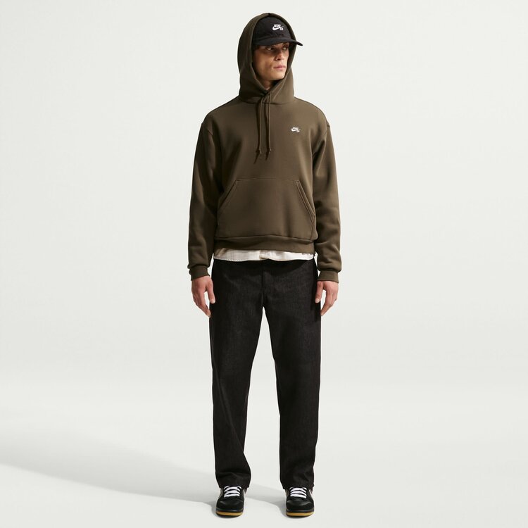 Nike SB Nike Sb Hd Essential Logo Fleece Po (Unisex) | Dark Hazel/White