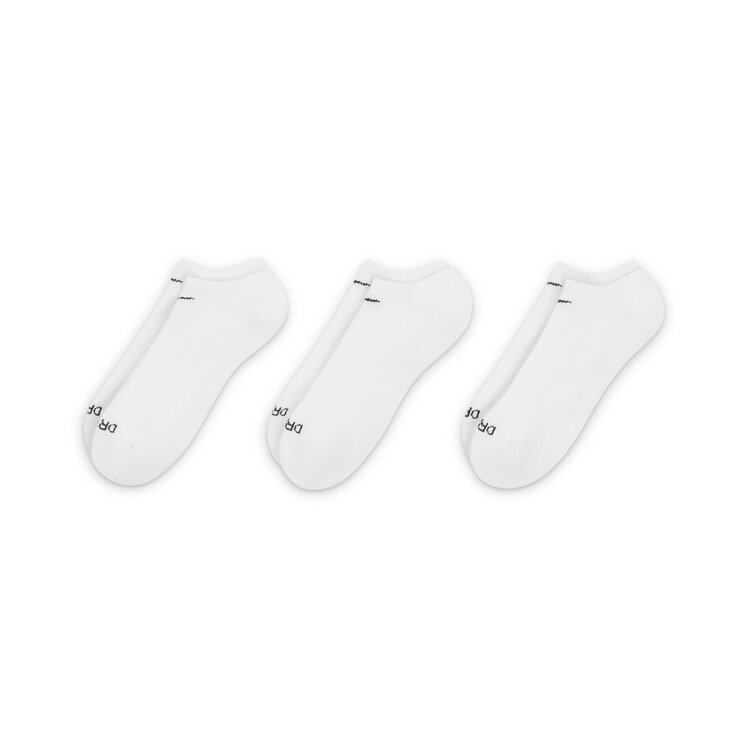 Nike SB Nike Everyday Plus Cushioned-No Show (Unisex) | White/Black