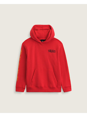 Vans Vans Racing Flames Pullover (Youth) | Crimson Haze