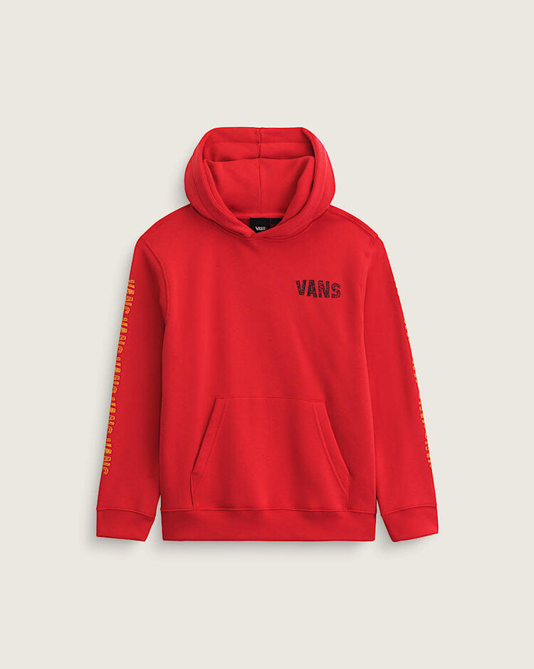 Vans Vans Racing Flames Pullover (Youth) | Crimson Haze