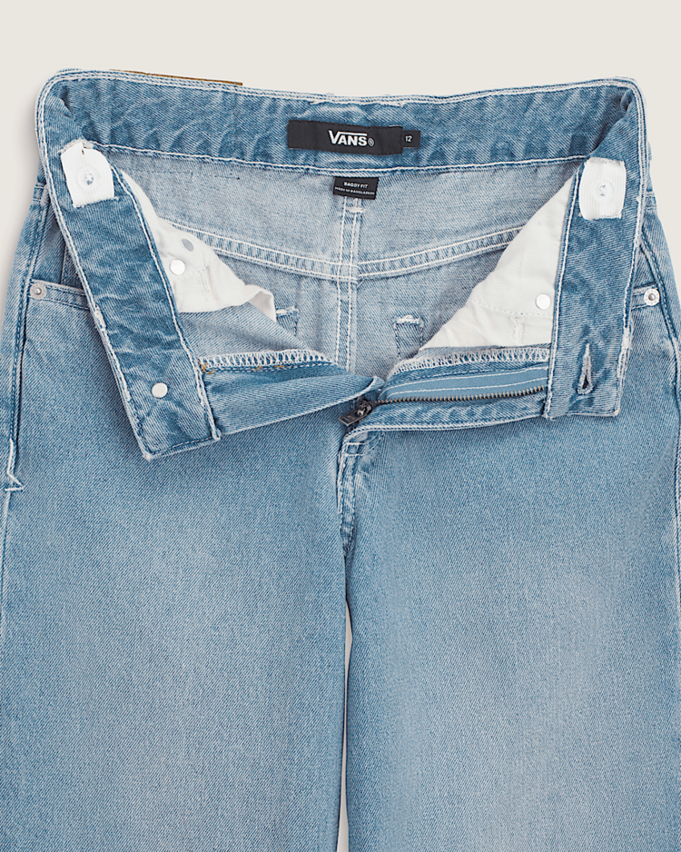 Vans Vans Sirelle Puddle Pants (Youth) | Stonewash Blue
