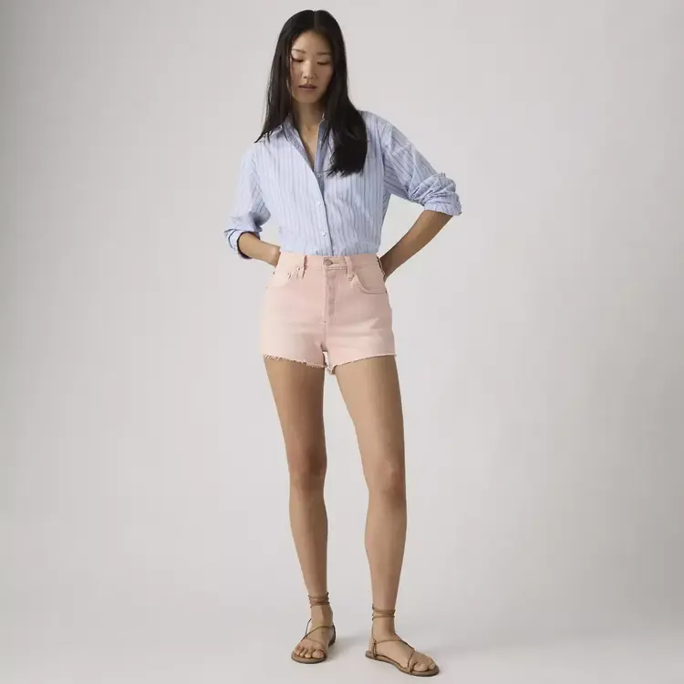 Levis Levis 501 Original Short (Womens) | Chipped Sepia Rose