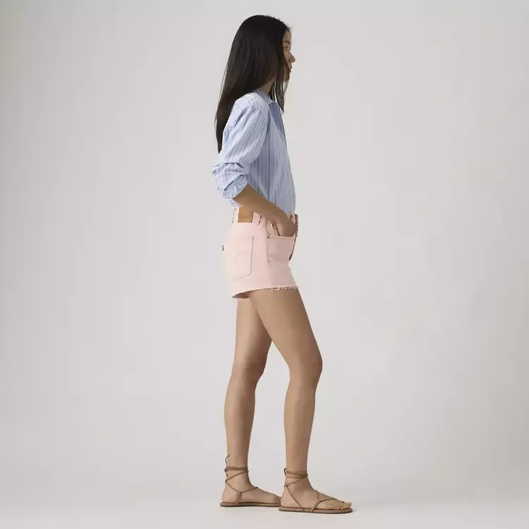 Levis Levis 501 Original Short (Womens) | Chipped Sepia Rose