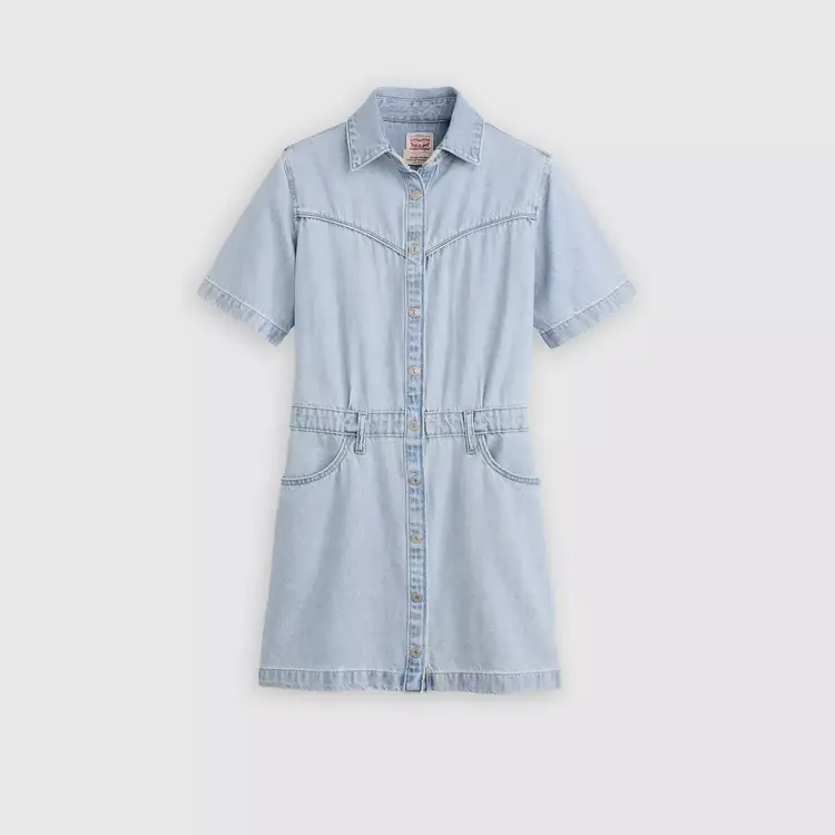 Levis Levis Ss Logan Western Dress (Womens) | Blasted Stone