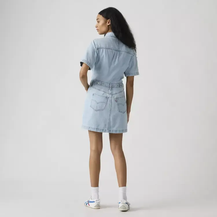 Levis Levis Ss Logan Western Dress (Womens) | Blasted Stone