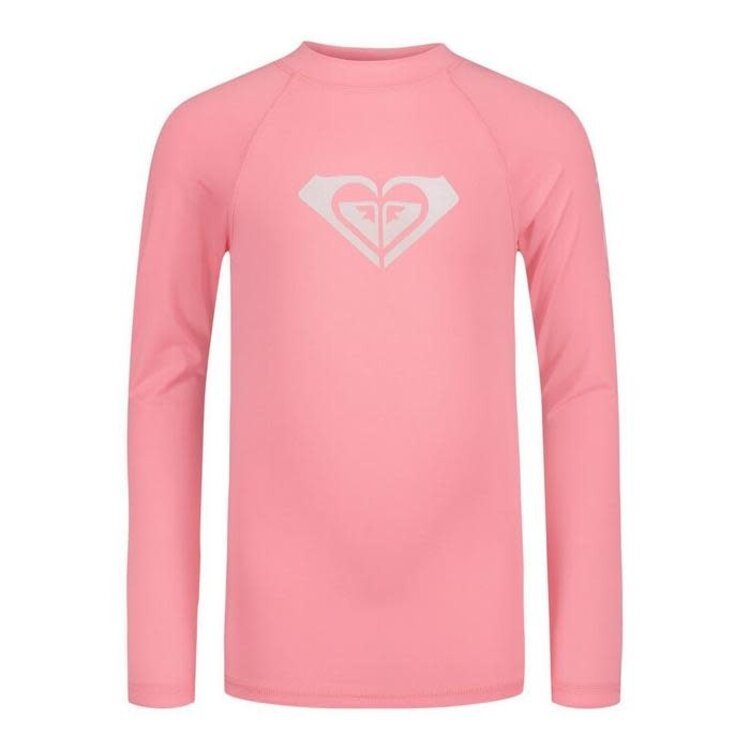 Roxy Roxy Whole Hearted Ls Rashguard (Youth) | Plumeria