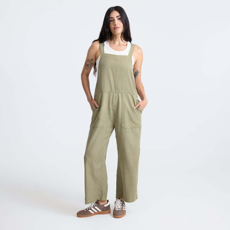 Roark Roark Costa Jumpsuit (Womens) | Dusty Olive