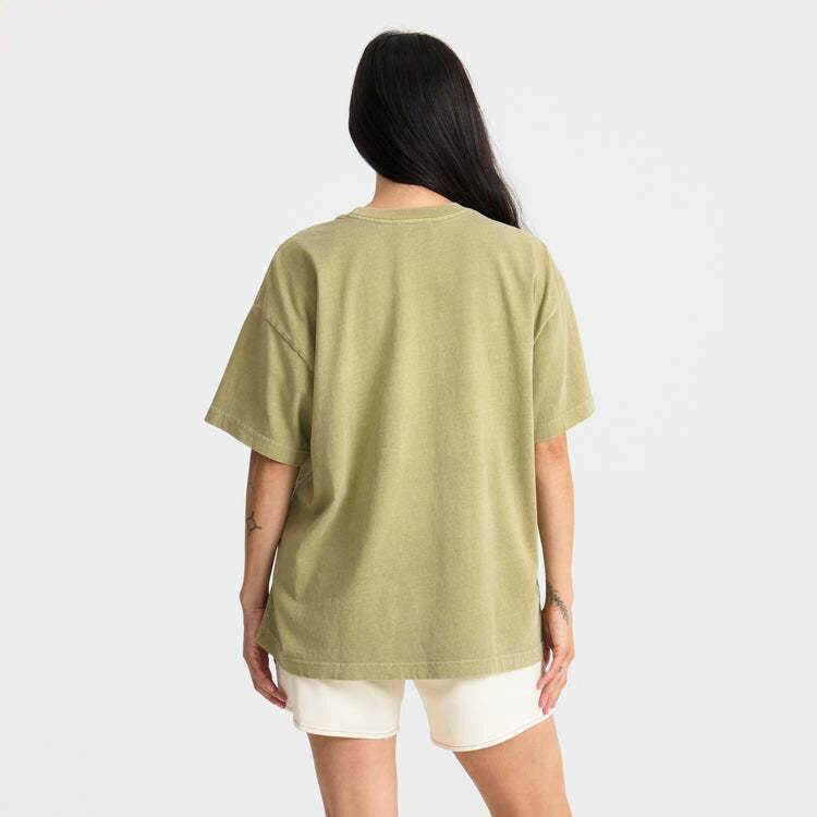 Roark Roark Balance Oversized Tee (Womens) | Dusty Olive