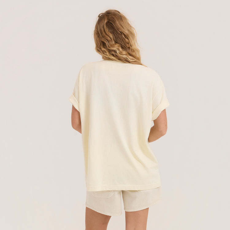 Roark Roark Seaweed Queen Oversized Tee (Womens) | Bone