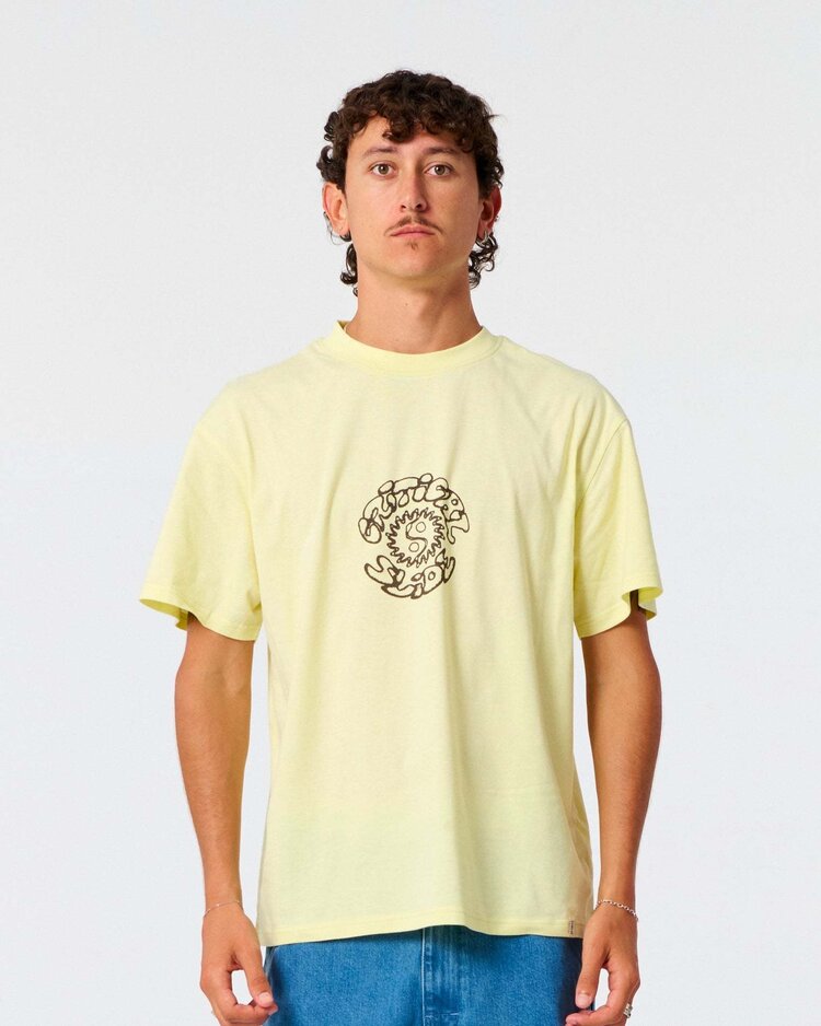Critical Slide Society Critical Slide Yin Yang Tee (Mens) | Washed Lime