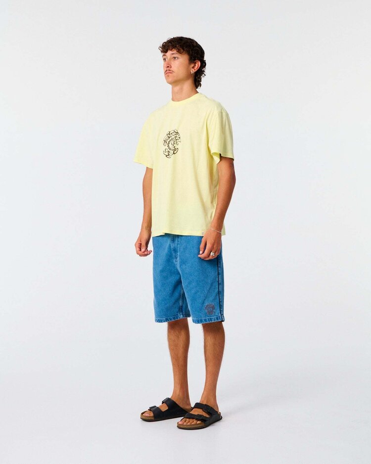 Critical Slide Society Critical Slide Yin Yang Tee (Mens) | Washed Lime
