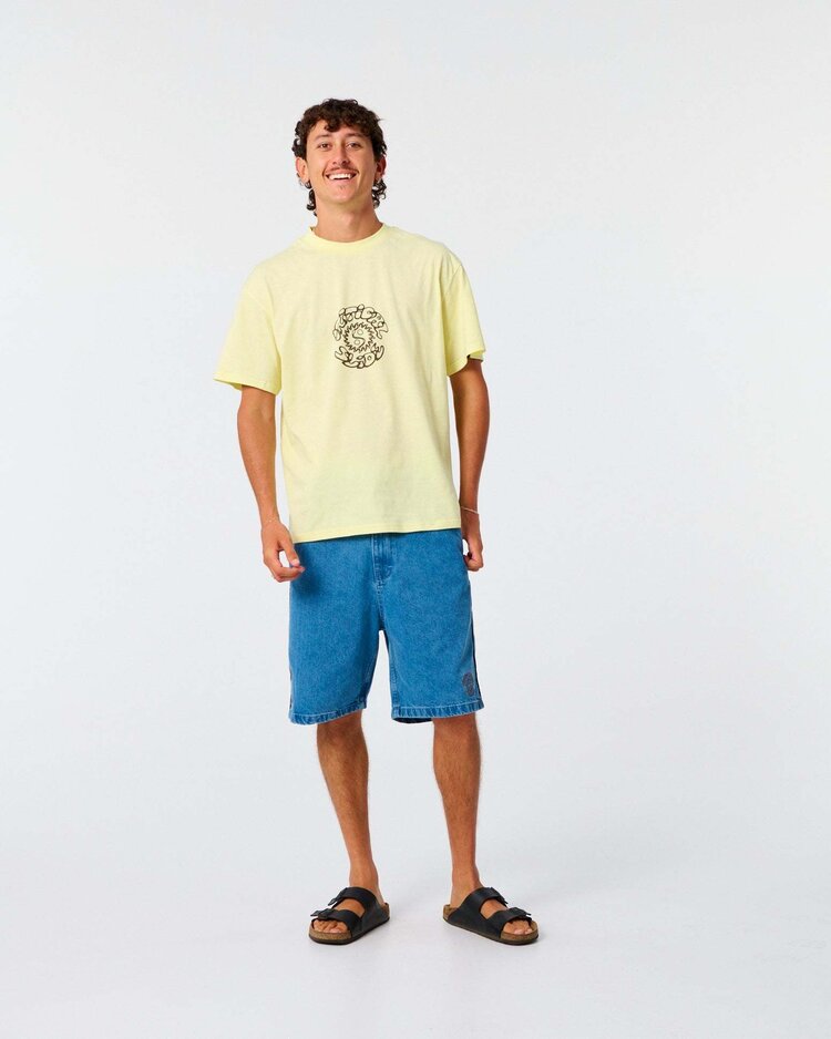 Critical Slide Society Critical Slide Yin Yang Tee (Mens) | Washed Lime