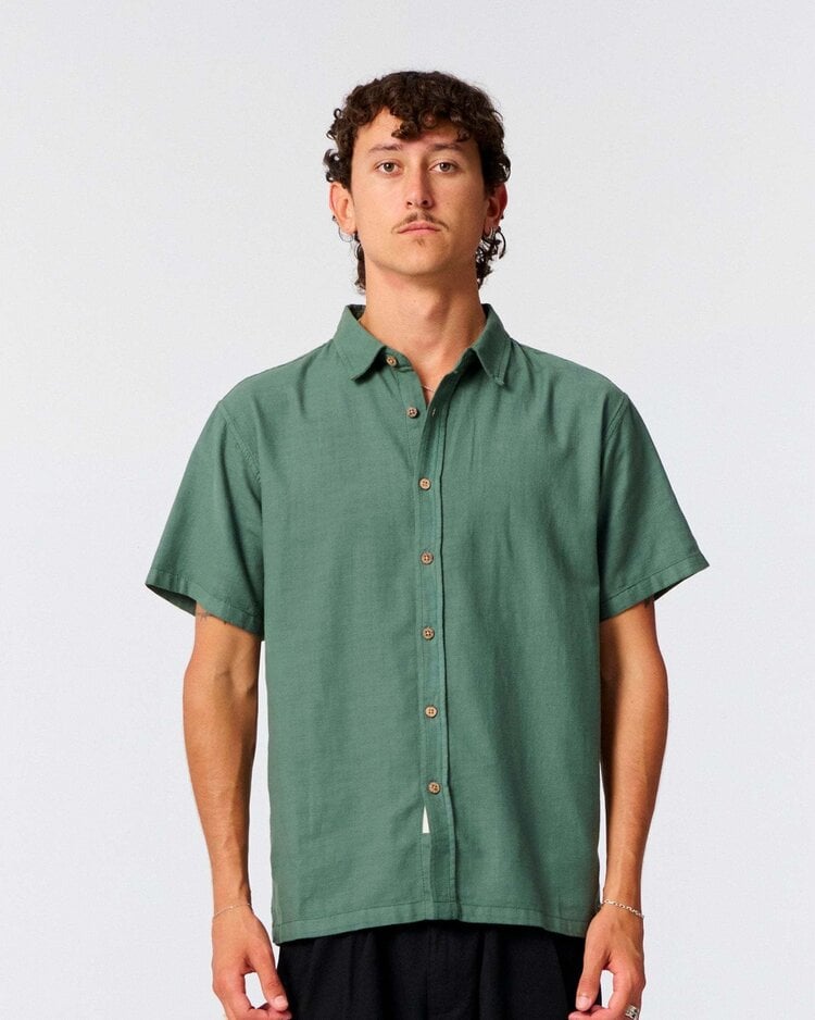 Critical Slide Society Critical Slide Lamrock Ss Shirt (Mens) | Dusty Green