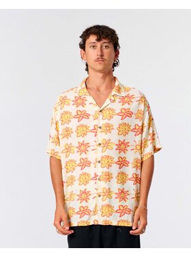 Critical Slide Society Critical Slide Mojo Ss Resort Shirt (Mens) | Ecru