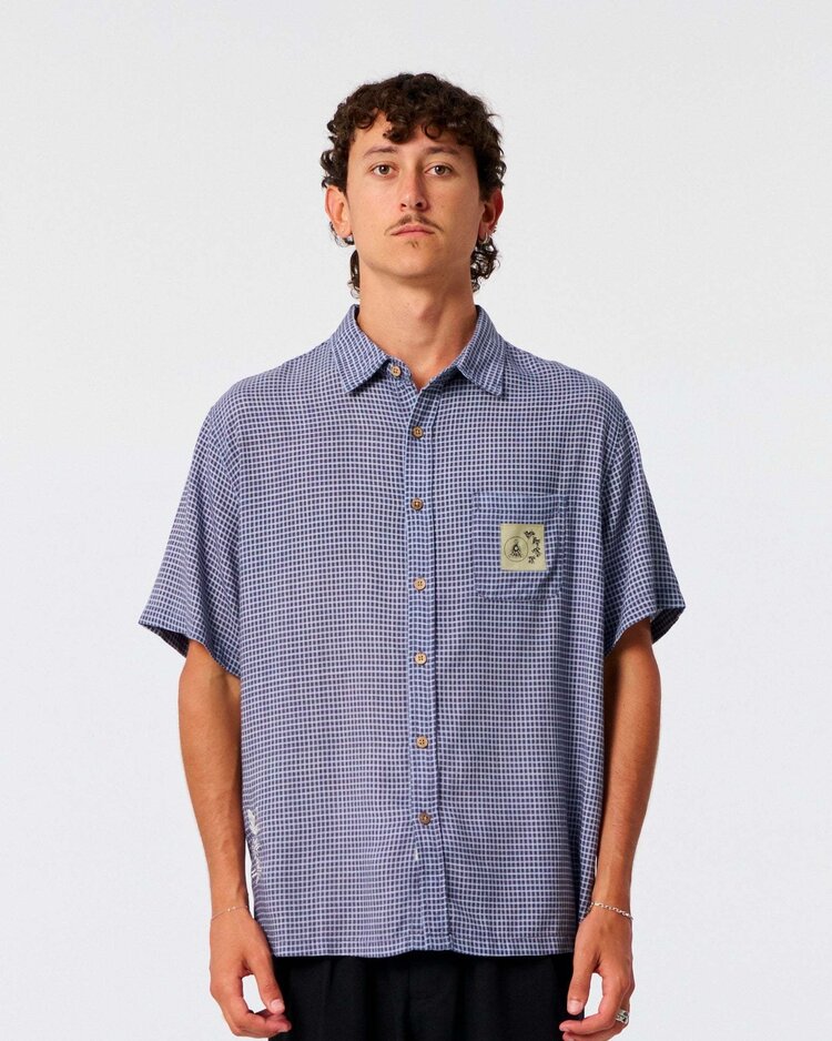 Critical Slide Society Critical Slide Wingnut Ss Shirt (Mens) | Worker Blue