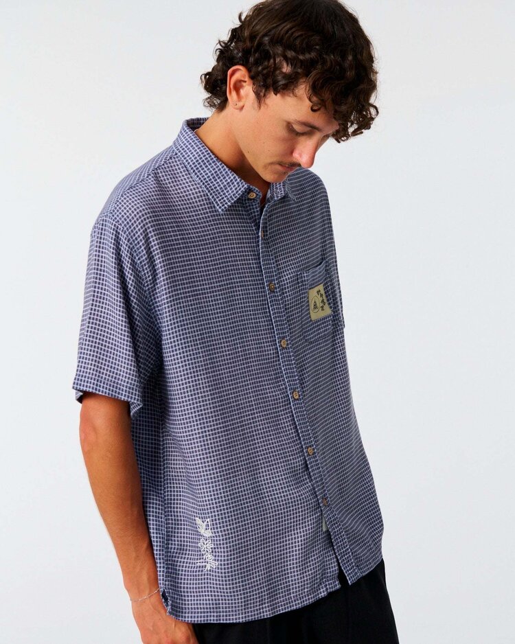 Critical Slide Society Critical Slide Wingnut Ss Shirt (Mens) | Worker Blue