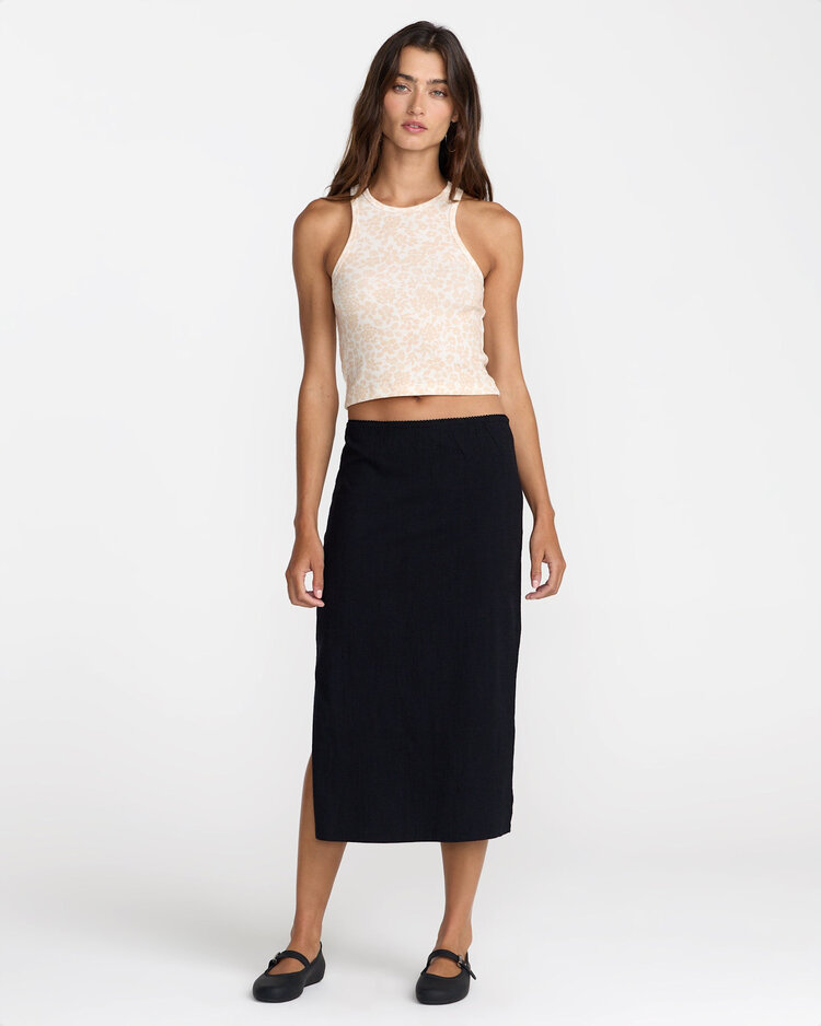 RVCA Rvca Madrid Skirt (Womens) | Rvca Black