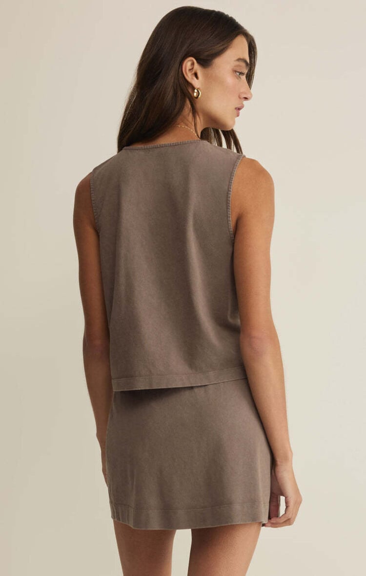 Z Supply Z Supply Noelle Jersey Top | Perfectly Taupe
