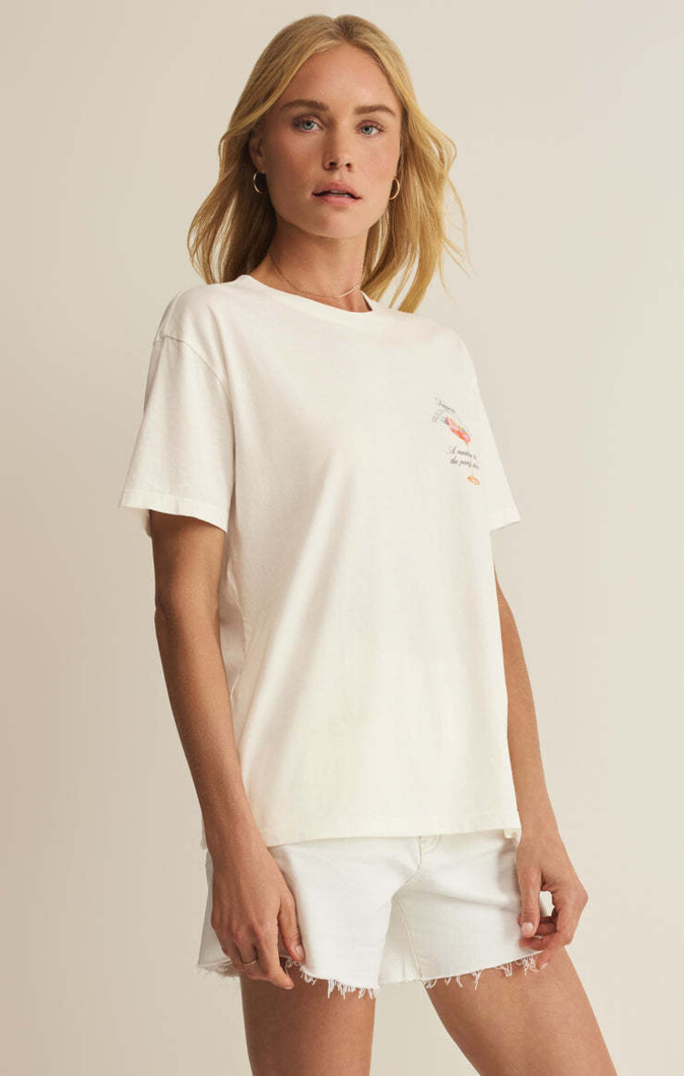 Z Supply Z Supply Passion Boyfriend Tee | Sea Salt