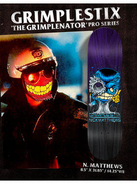Antihero Antihero Matthews Grimplestix Grimplenator Deck | Purple