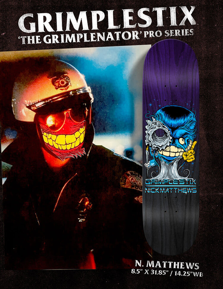 Antihero Antihero Matthews Grimplestix Grimplenator Deck | Purple