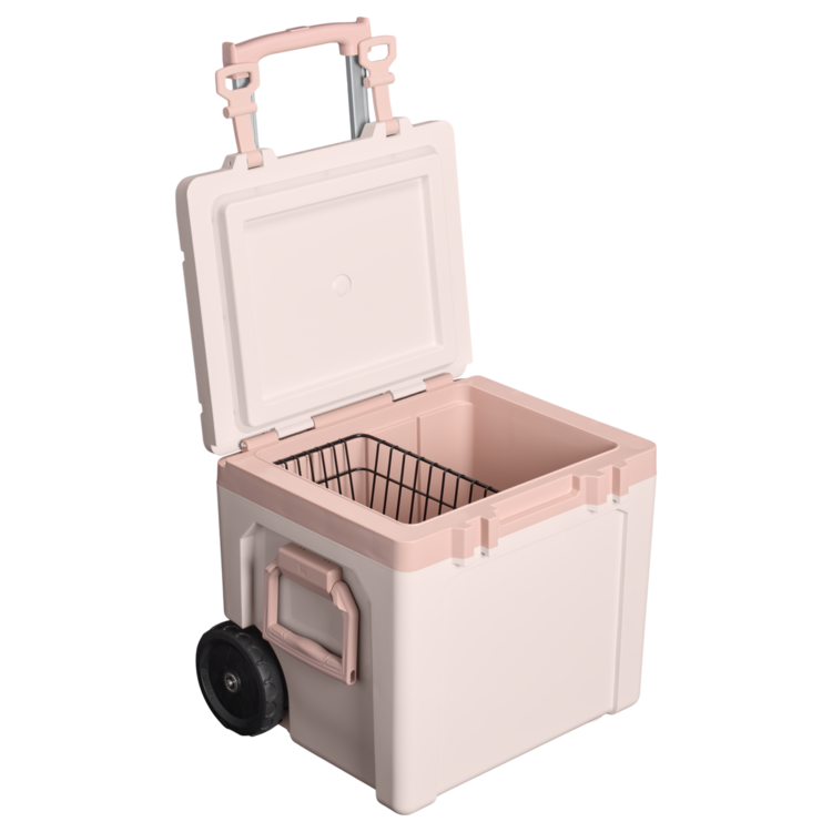 Stanley Stanley The Cold-For-Days Wheeled Outdoor Cooler 50 Qt | Rose Quartz