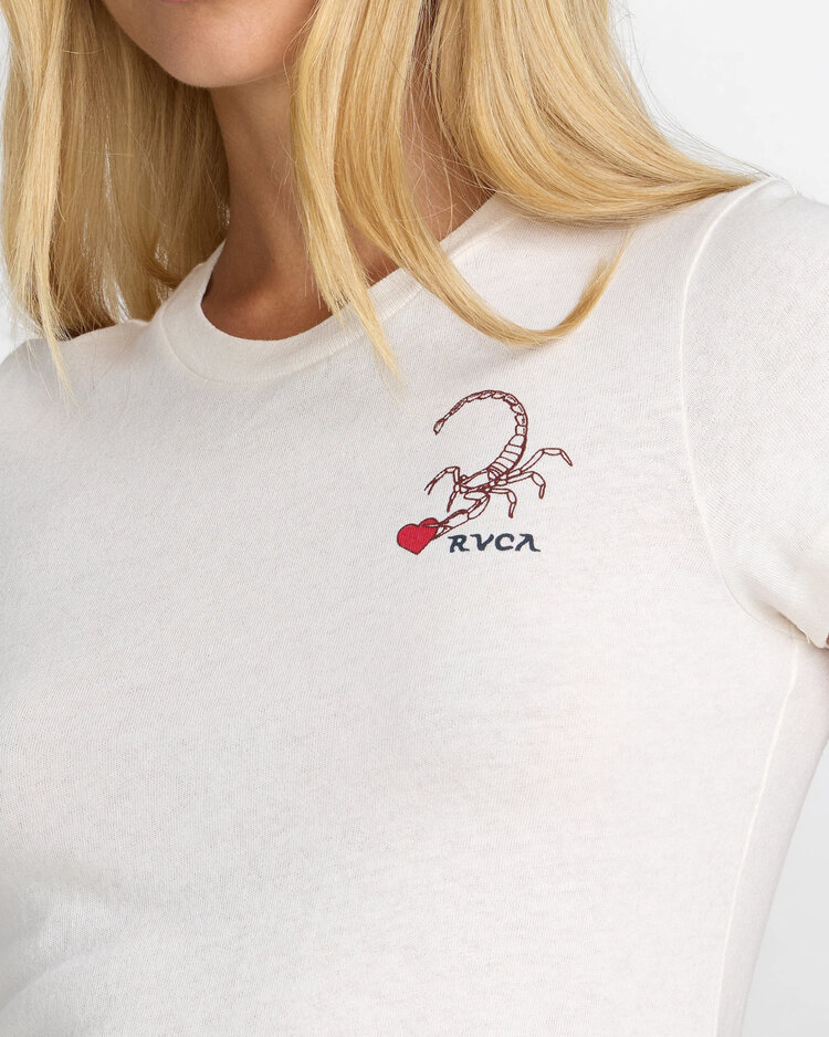 RVCA Rvca Scorpion 411 Tee (Womens) | Cloud