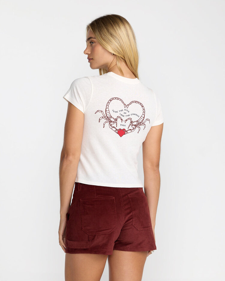 RVCA Rvca Scorpion 411 Tee (Womens) | Cloud