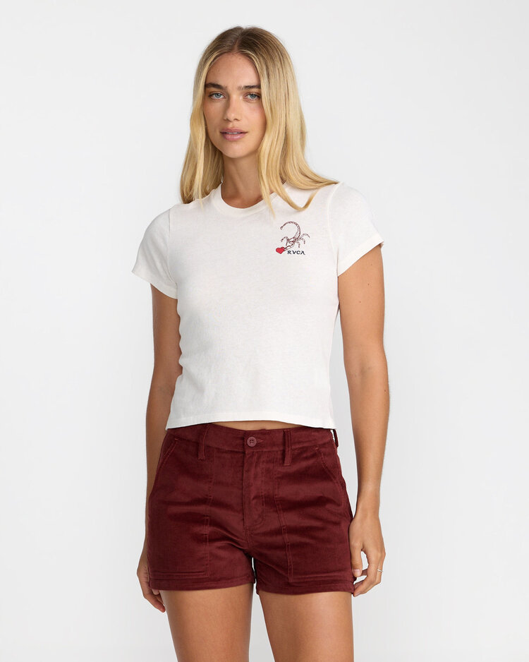 RVCA Rvca Scorpion 411 Tee (Womens) | Cloud