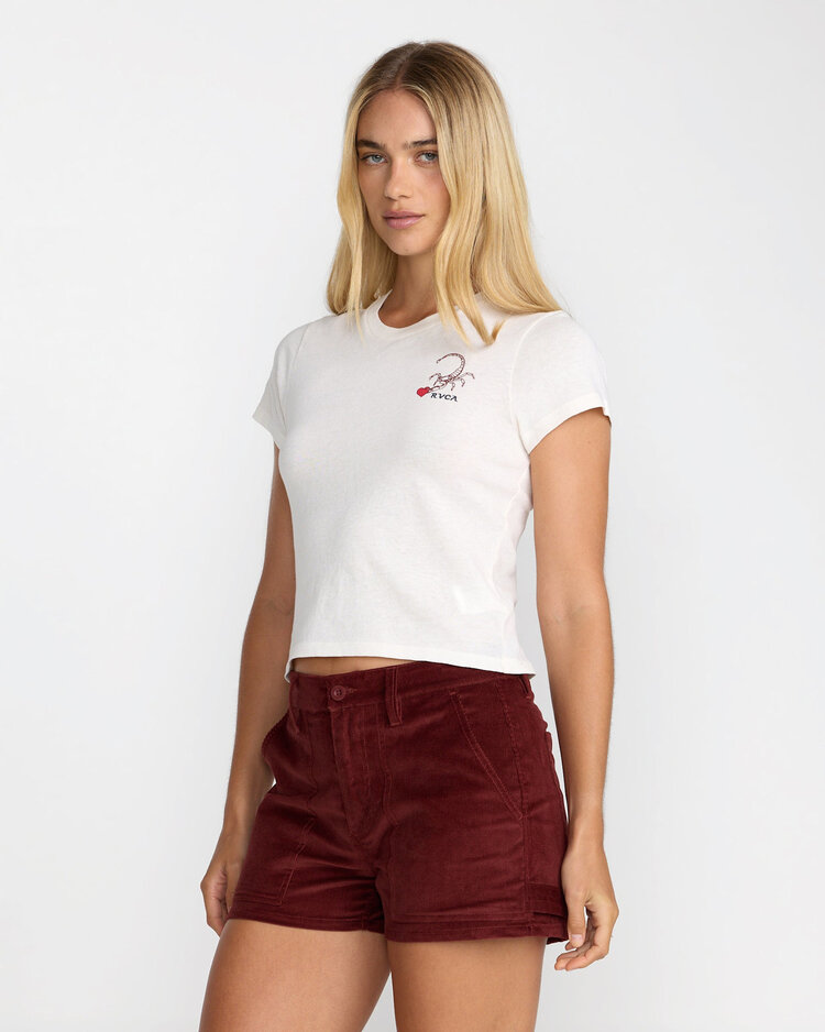 RVCA Rvca Scorpion 411 Tee (Womens) | Cloud